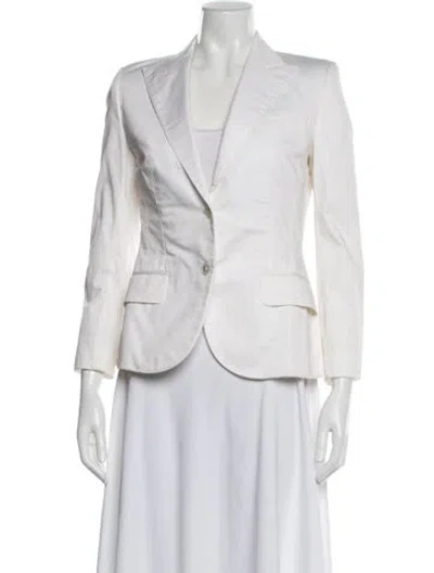 Pre-owned Dolce & Gabbana Blazer In White