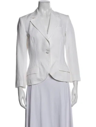 Pre-owned Dolce & Gabbana Blazer In White