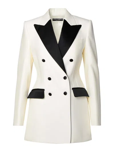 DOLCE & GABBANA BLAZER - BLANCO