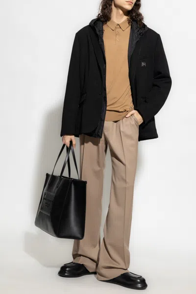 Dolce & Gabbana Blazer With Detachable Vest In Black