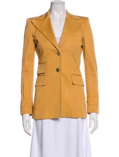 Pre-owned Dolce & Gabbana Blazer In Yellow