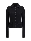 Dolce & Gabbana Women Single-breasted Wool Cloth Jacket In Black