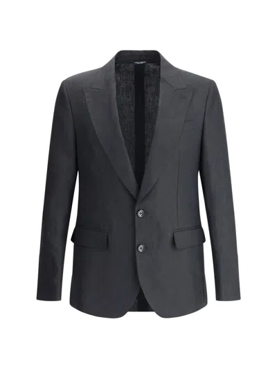 Dolce & Gabbana Blazers E Vests In Black