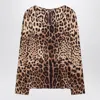 Dolce & Gabbana Blend Leopard T-shirt In Multi