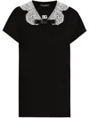 Dolce & Gabbana Lace-trim Blouse In Black