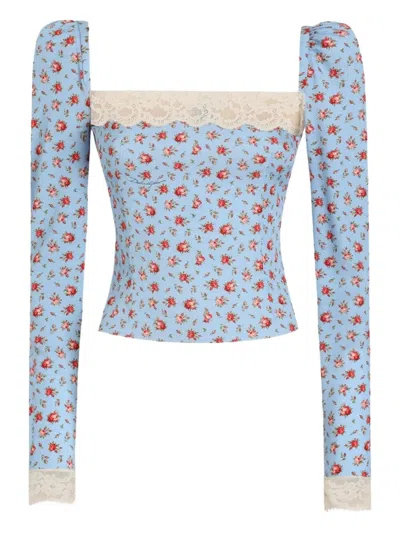 Dolce & Gabbana Blouse In Blue