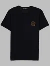 Dolce & Gabbana Cotton T-shirt With Patch In Black