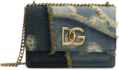 Dolce & Gabbana Blue 3.5 Crossbody Bag In 80650 Blu