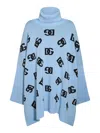 Dolce & Gabbana Cape In Azul