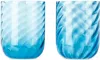 Dolce & Gabbana Blue Carretto Water Glass Set In Blue