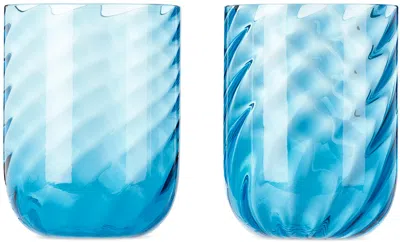 Dolce & Gabbana Blue Carretto Water Glass Set