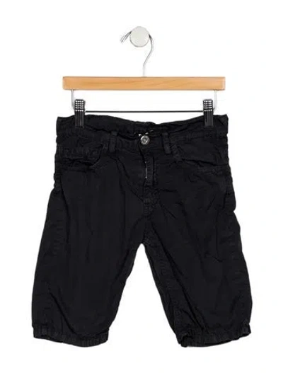 Pre-owned Dolce & Gabbana Babies' Blue Casual Pants With Button And Zip Closure In Black