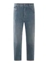 Dolce & Gabbana Blue Cotton Denim Jeans In Azul