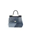Dolce & Gabbana Small Sicily Denim And Calf Leather Handbag
