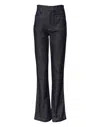 Dolce & Gabbana Blue Cotton High Waist Flared Denim Jeans