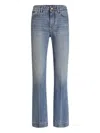 Dolce & Gabbana Blue Cotton Jeans In Blue