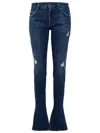 Dolce & Gabbana Dark Blue Cotton Blend Jeans In Blue