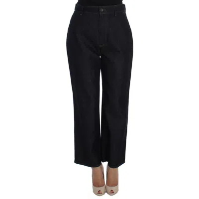 DOLCE & GABBANA BLUE COTTON JEANS & PANT