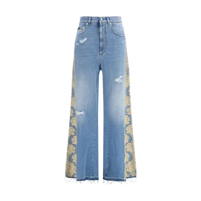 Dolce & Gabbana Blue Cotton Jeans Denim