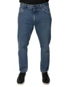 Dolce & Gabbana Blue Cotton Logo Men Loose Denim Jeans In Blue