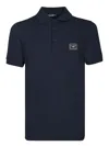 Dolce & Gabbana Cotton-piqué Polo Shirt In Blu Scurissimo 1