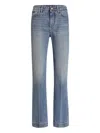 Dolce & Gabbana Blue Cotton Jeans In Blue