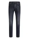 Dolce & Gabbana Jeans With Belt Loops In Blue