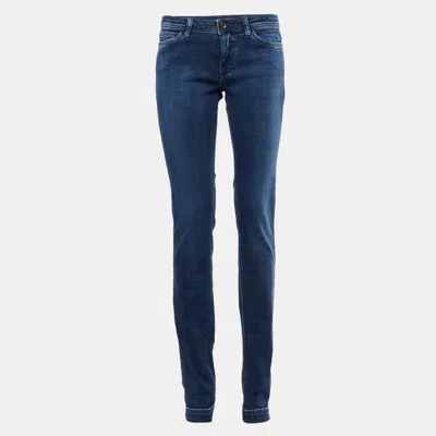 Pre-owned Dolce & Gabbana Blue Denim Cute Fit Jeans M