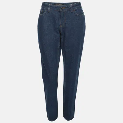Pre-owned Dolce & Gabbana Blue Denim Jeans M