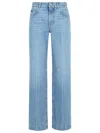 Dolce & Gabbana Cotton Belt Loops Five Pockets Trousers In Blue