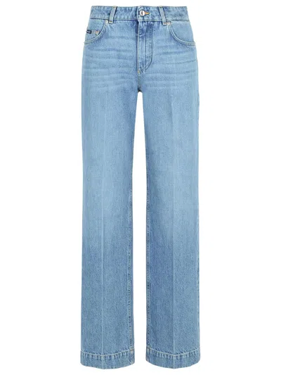 DOLCE & GABBANA DOLCE & GABBANA BLUE DENIM JEANS WOMEN