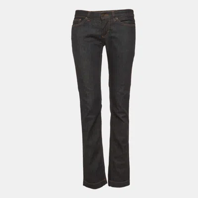Pre-owned Dolce & Gabbana Blue Denim Low Rise Jeans S/waist 30"