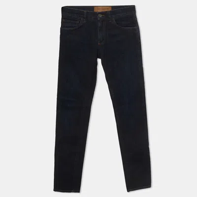Pre-owned Dolce & Gabbana Blue Denim Skinny Jeans S/waist 30"