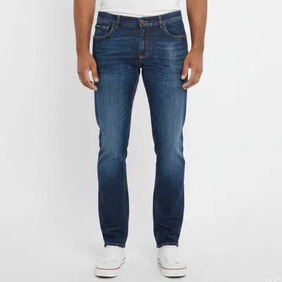 Pre-owned Dolce & Gabbana Blue Denim Slim Fit Jeans L/waist 36"