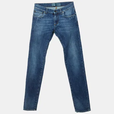 Pre-owned Dolce & Gabbana Blue Denim Straight Leg Jeans S/waist 30"