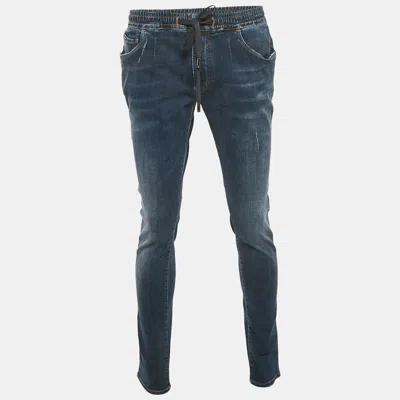 Pre-owned Dolce & Gabbana Blue Distressed Denim Jeans Xxxl Waist 34"