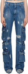 Dolce & Gabbana Distressed High-rise Straight Jeans In S9001 Variante Abbin