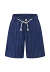 Dolce & Gabbana Blue Jacket For Boy With Dg Monogram In Blue