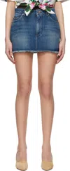 Dolce & Gabbana Denim Mini Skirt In S9001 Variante Abbin