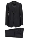 Dolce & Gabbana Black Three-piece Suit In Blue