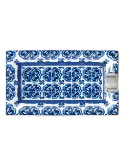 Dolce & Gabbana Blue Meditterano Rectangular Ashtray