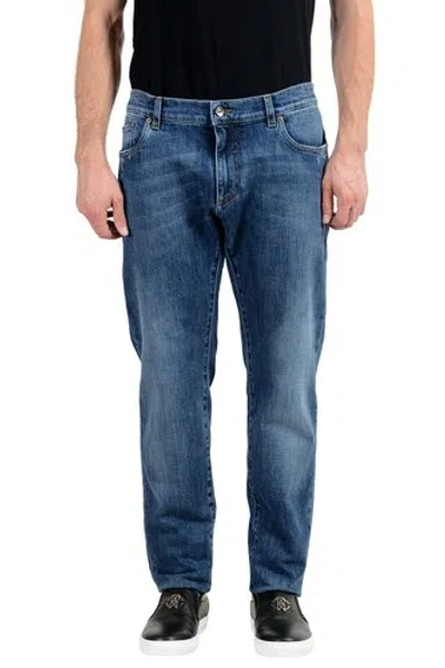 Pre-owned Dolce & Gabbana Blue Men's Straight Leg Jeans Us 40 It 56