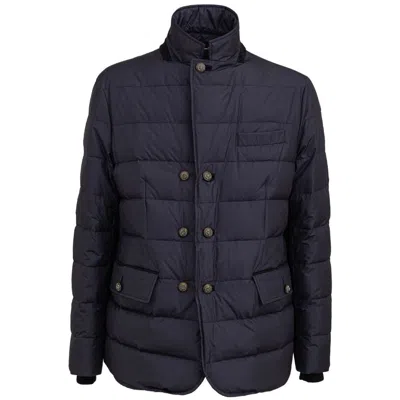 DOLCE & GABBANA DOLCE & GABBANA BLUE POLYESTER JACKETS & MEN'S COAT