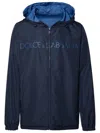 Dolce & Gabbana Man Jacket Navy Size 44 Polyester In Navy