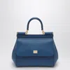 Dolce & Gabbana Dolce&gabbana Blue Royal Sicily Small Handbag In Blue