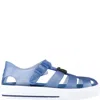 DOLCE & GABBANA BLUE SANDALS FOR KIDS WITH LOGO