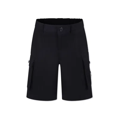 Dolce & Gabbana Kids' Blue Shorts For Boy With Logo