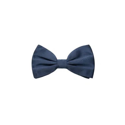 Dolce & Gabbana Silk Bow Tie In Blue