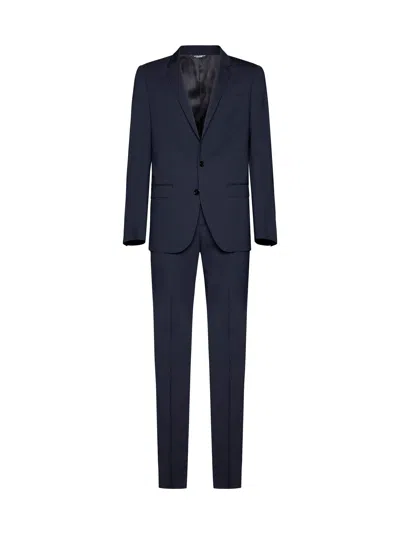 Dolce & Gabbana Blue Single-breasted Suit