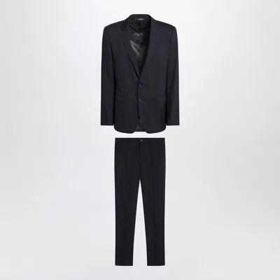 Dolce & Gabbana Blue Single-breasted Virgin Wool Suit